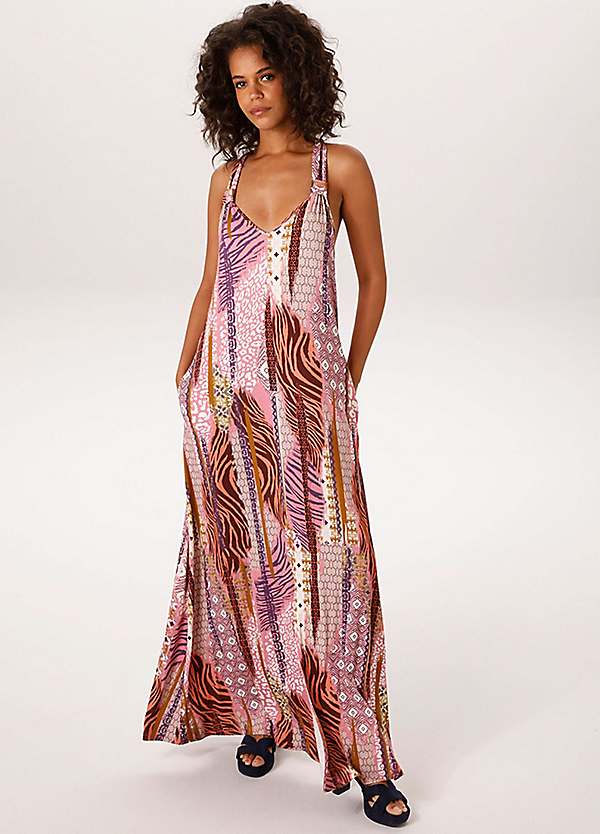 Aniston Patchwork Print Maxi Dress | Freemans