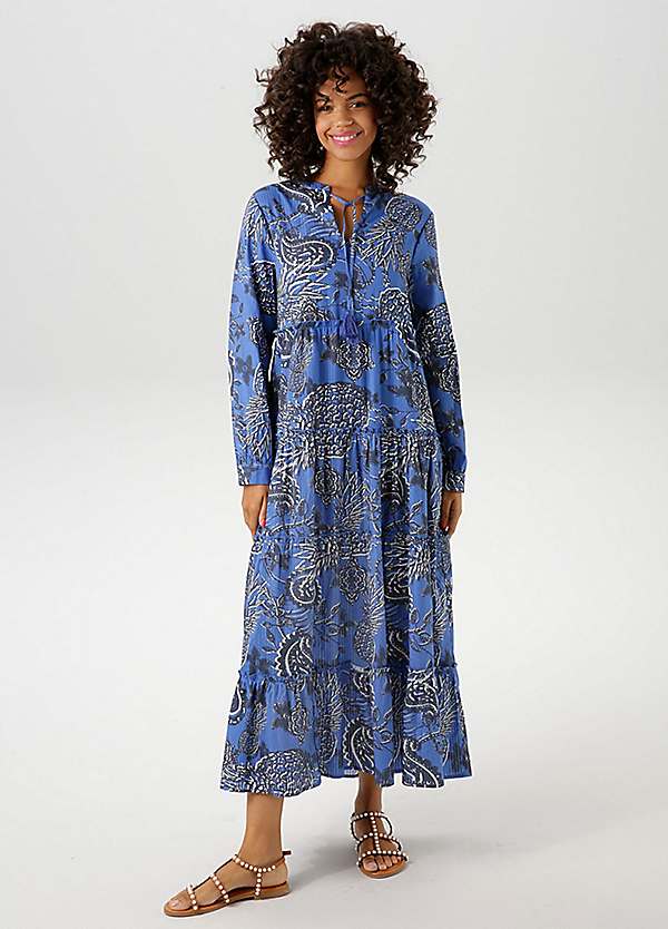 sachin and babi light blue dress Wintialy Women Casual O Neck Print Floral Short Sleeve