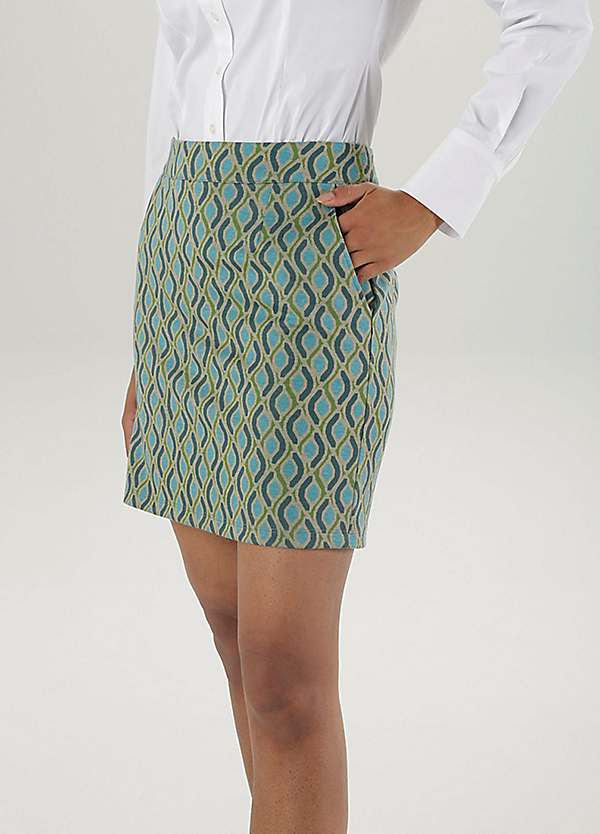 Printed mini pencil skirt store