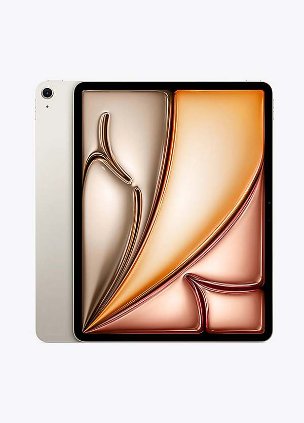 Apple 13 Inch iPad Air 256GB - Starlight | Freemans