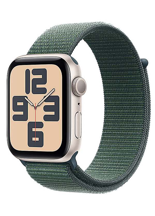 Apple Watch SE GPS Cellular 44mm Starlight Aluminium Case with