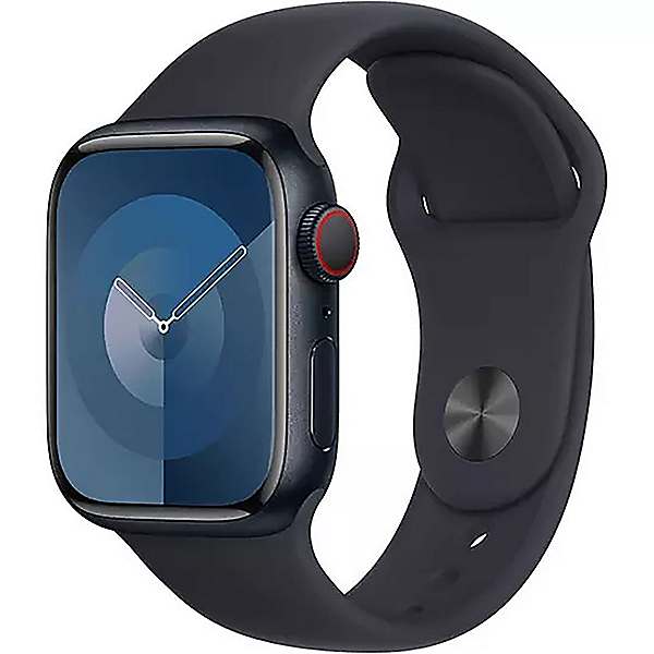 Apple Watch Series 9 GPS + Cellular 41mm Midnight Aluminium Case  
