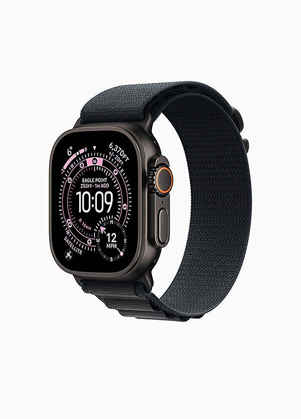 Apple Watch Ultra アルパインループ ブルー Mサイズ ブラック アルパイン ループ ストラップ アップル ウォッチ ウルトラ