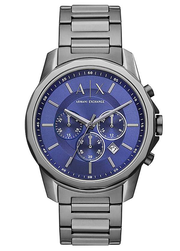 Armani watch sales blue colour