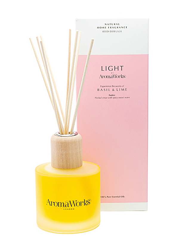 AromaWorks Basil & Lime Reed Diffuser 200ml AromaWorks Basil & Lime Reed Diffuser 200ml