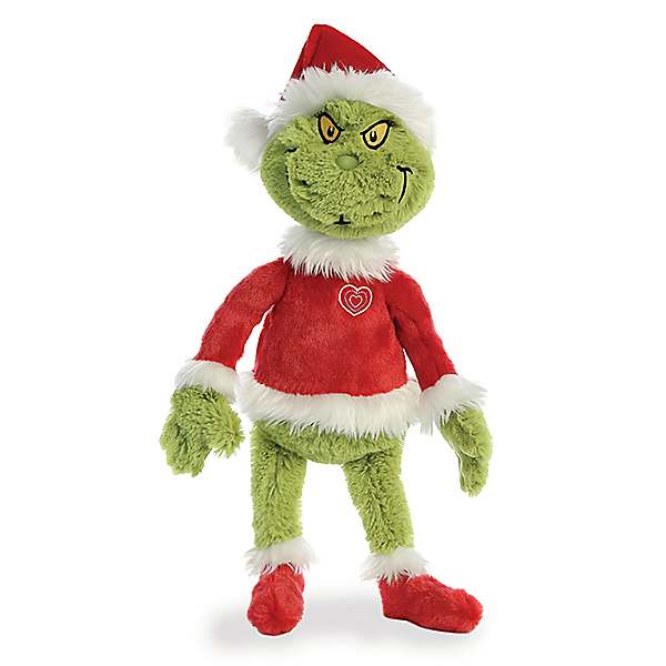 christmas grinch stuffed toy