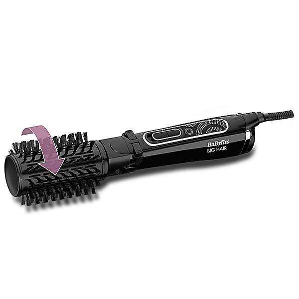 Hot air rotating styling store brush