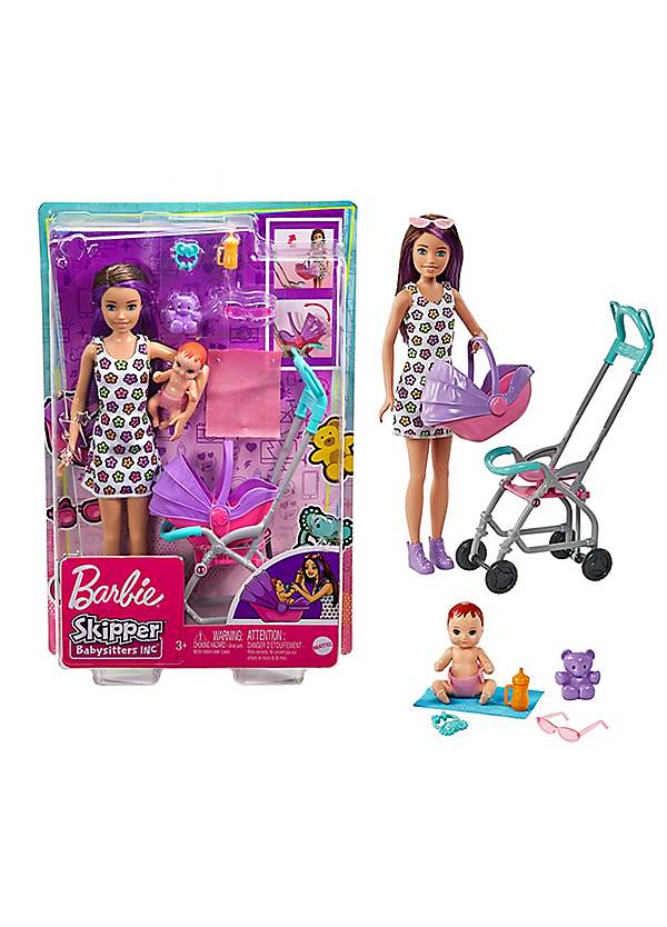 Barbie Skipper Stoller Playset Freemans