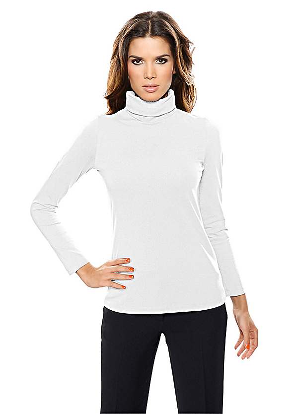 Stretch on sale turtleneck top