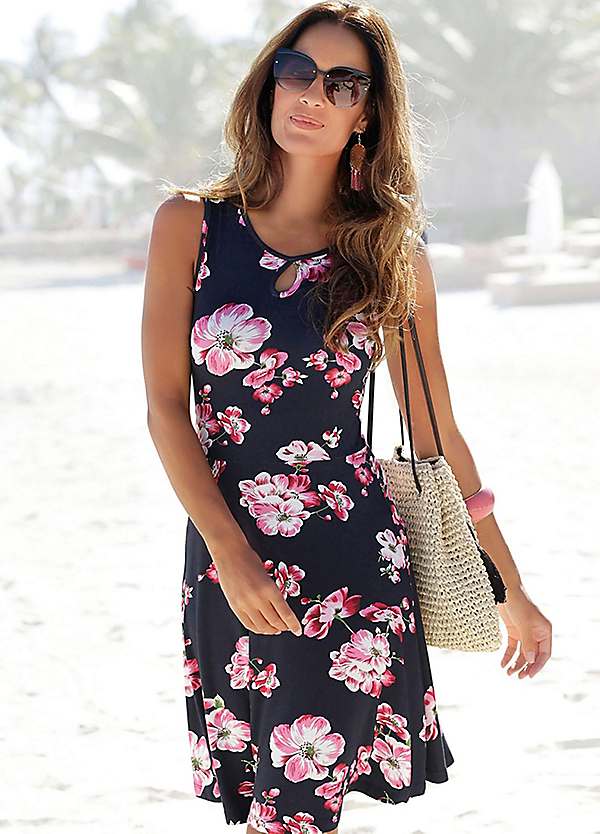 elasticated beach dresses Long Sleeves Elastic Waist Boho Beach Dress Side Slit Woman Photo Shoot  Dresses YW221118-1 – yewendress main image 0
