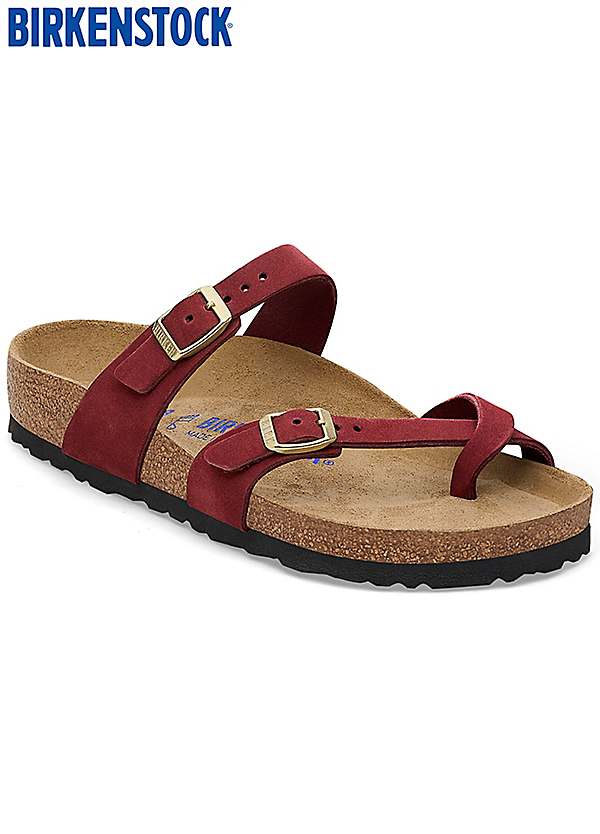 Birkenstock Women's Mayari SFB LENB Zinfandel Sandals Freemans