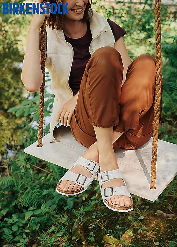 Slippers Rubber Birkenstocks Ladies Arizona EVA Khaki BIRKENSTOCK