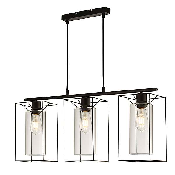 Black frame light deals fixture