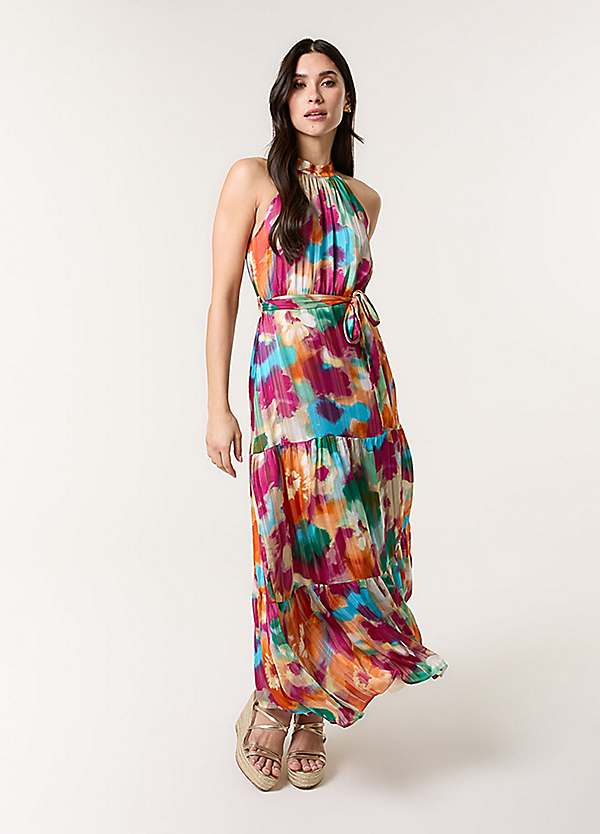 ruched mesh dress Romantics Mock Neck Ruched Mesh Midi Dress- Wine