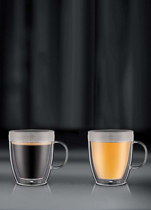 Bodum Bistro BPA Free Jumbo Double Wall Piece Mugs Freemans