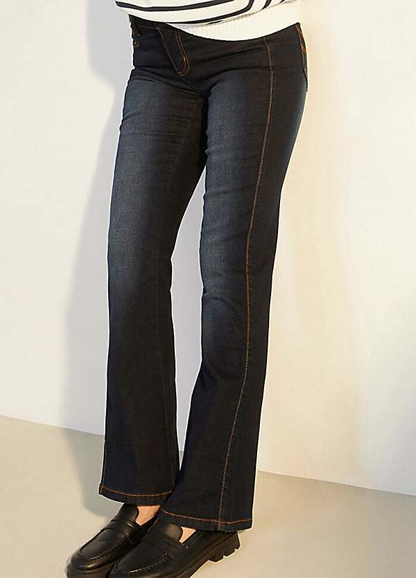 Short on sale bootcut jeans