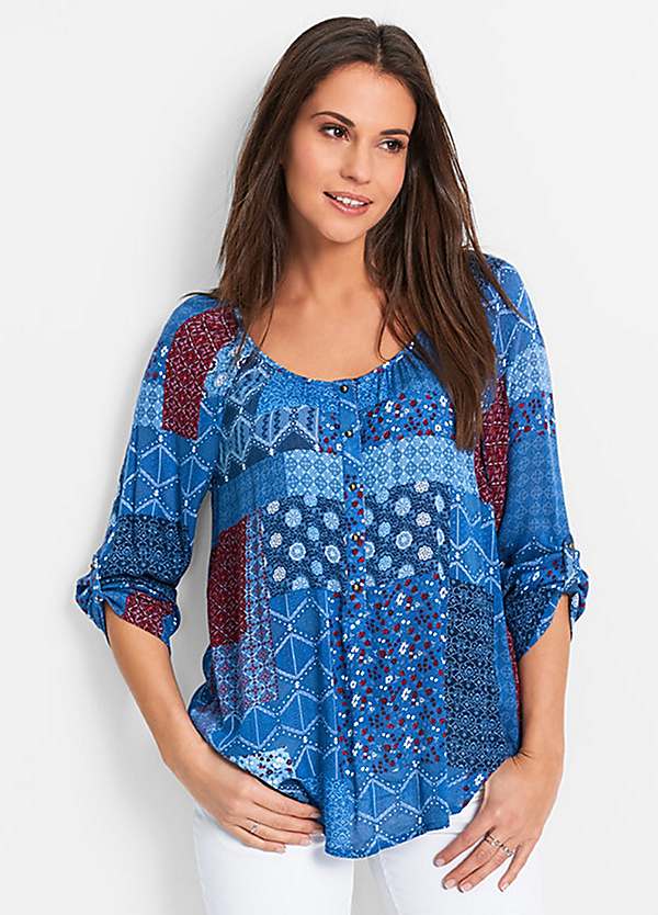 Lace Yoke Tunic by bonprix