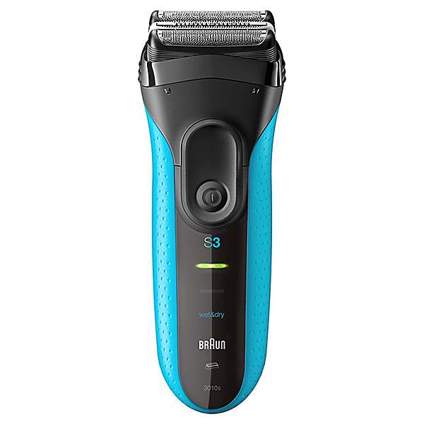  Braun Electric Series 3 Razor with Precision Trimmer,  Rechargeable, Wet & Dry Foil Shaver for Men, Blue/Black, 4 Piece : Beauty &  Personal Care
