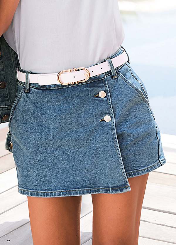 Jupe Crayon En Jean Buffalo - Taille 31 - Taille Haute - Midi - Neuf Avec étiquettes