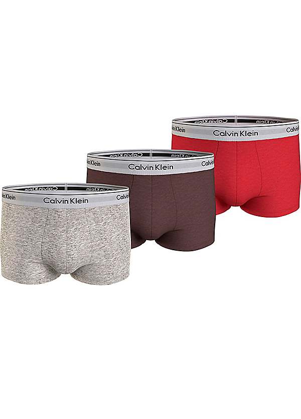 Calvin Klein Pack of 3 Hipster Briefs Freemans