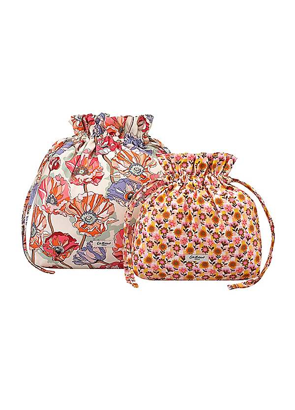 Cath Kidston Summer Poppy Little Hitch Pouches