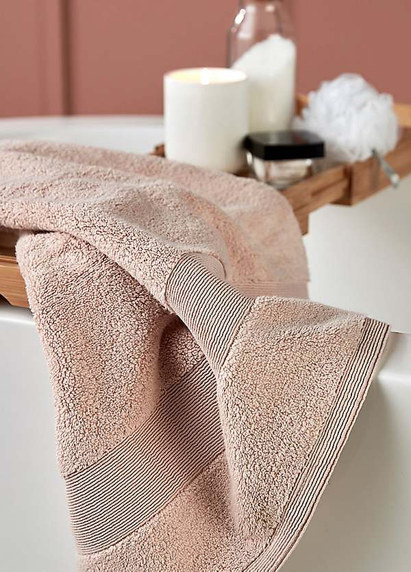 Christy Supreme Bath Towels & Mat Collection in Blush