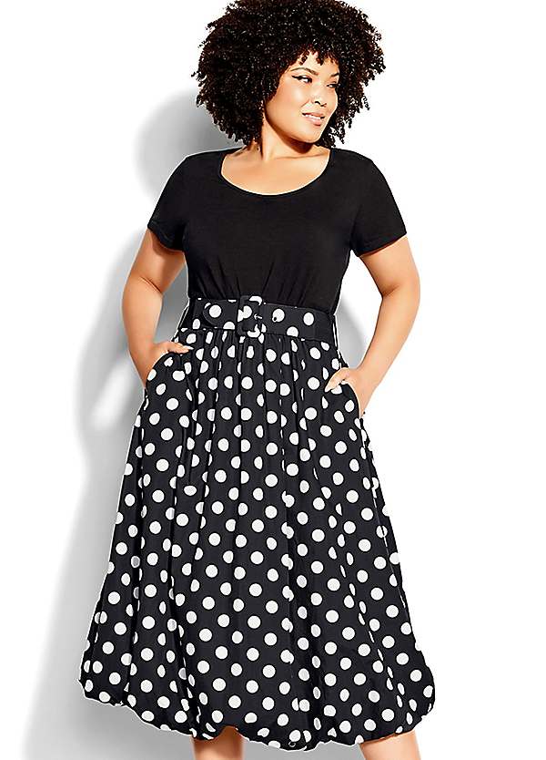 City chic sale polka dot dress