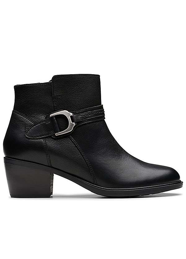 Clarks buckle boots hotsell