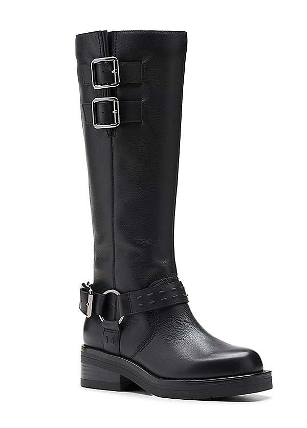 Clarks Black Rebelle Long Boots