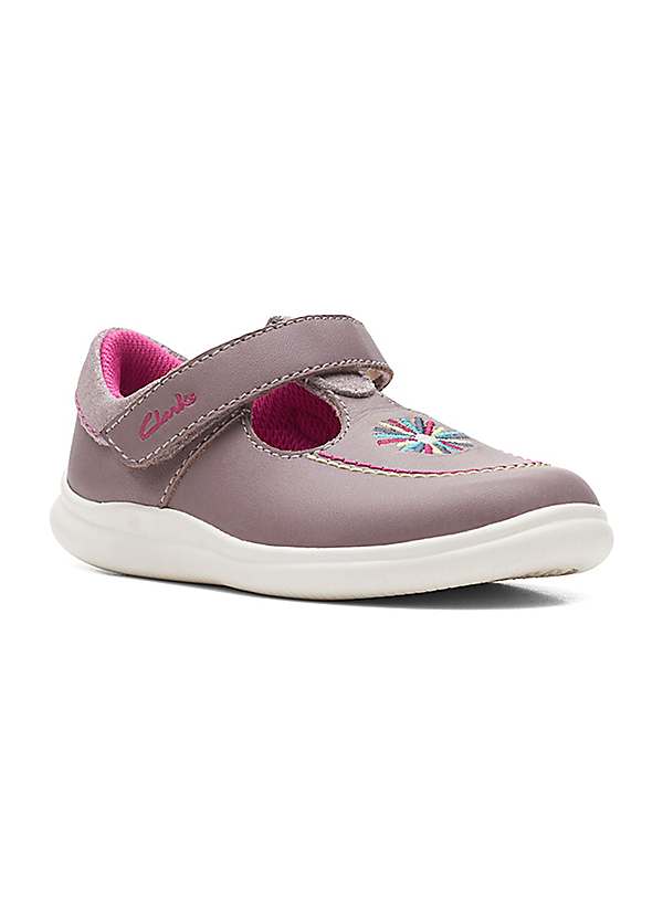 Clarks girls outlet pink shoes