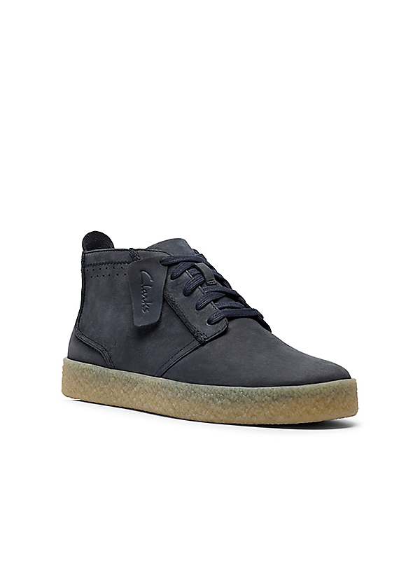 Clarks Navy Streethill Mid Shoes | Freemans