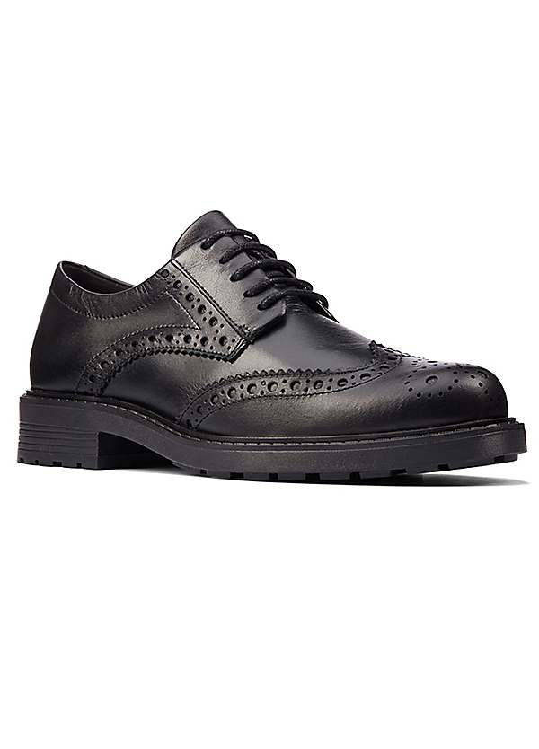 Clarks brogues clearance wide fit