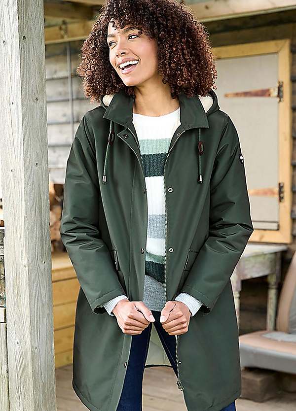 Cotton Traders All-Weather Fleece Lined Waterproof Coat Freemans