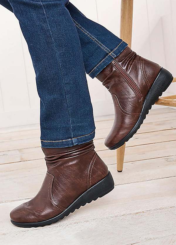 Womens Shoes Cotton Traders Ladies Boots Waterproof Highland Boots
