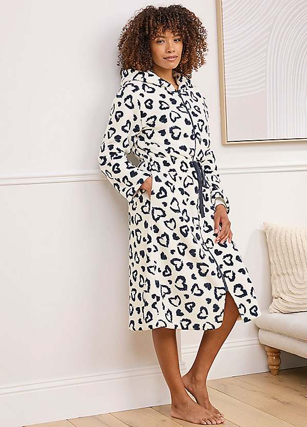 Cotton Traders Fleece Zip Front Dressing Gown | Freemans Cotton Traders Fleece Zip Front Dressing Gown | Freemans