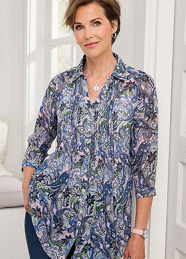 sachin and babi light blue dress Oncewas II PHOENIX Chiffon Blouse
