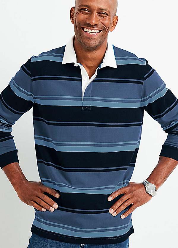 Cotton traders long sleeve polo sales shirt