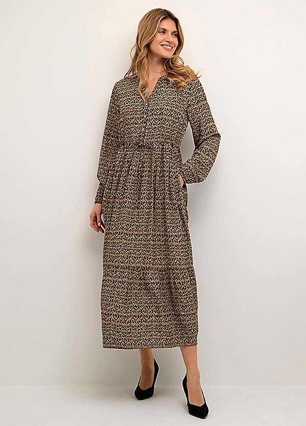 Long sleeve hotsell belted maxi dress