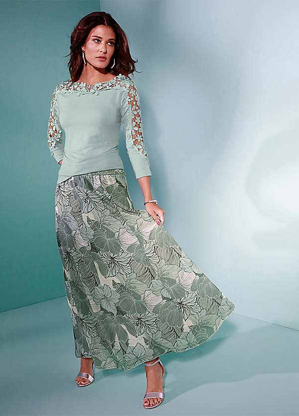 Gathered Silk Maxi Skirt Floral Floral Skirt Floaty ETRO Tiered