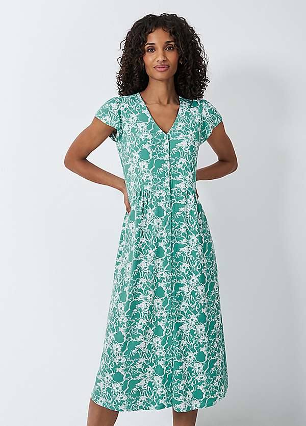Crew Clothing Company Alyssia Button Through Jersey Dress | Freemans Crew Clothing Company Alyssia Button Through Jersey Dress | Freemans