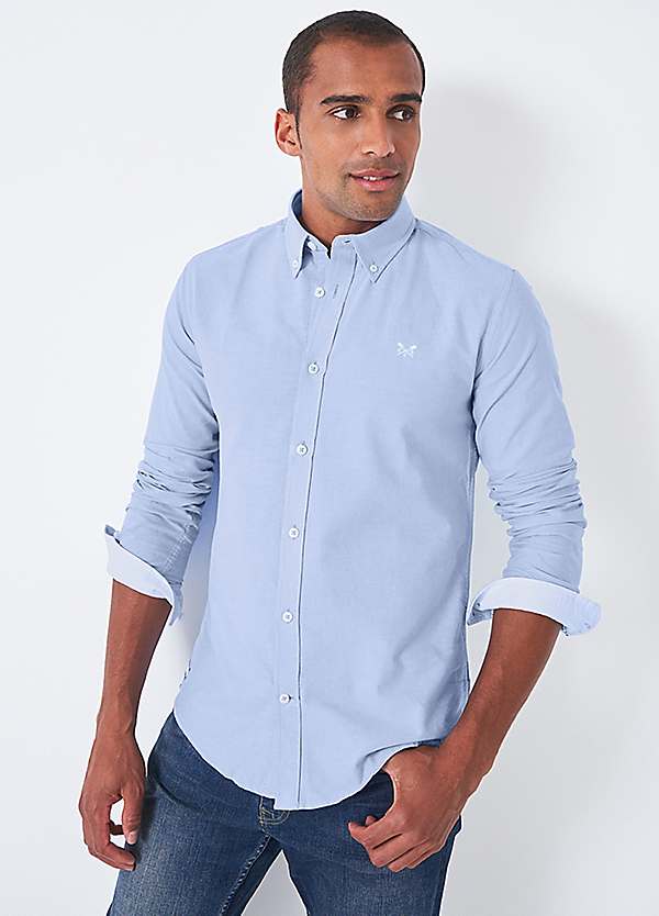 Crew Clothing Company Crew Neck Slim Oxford Shirt Freemans