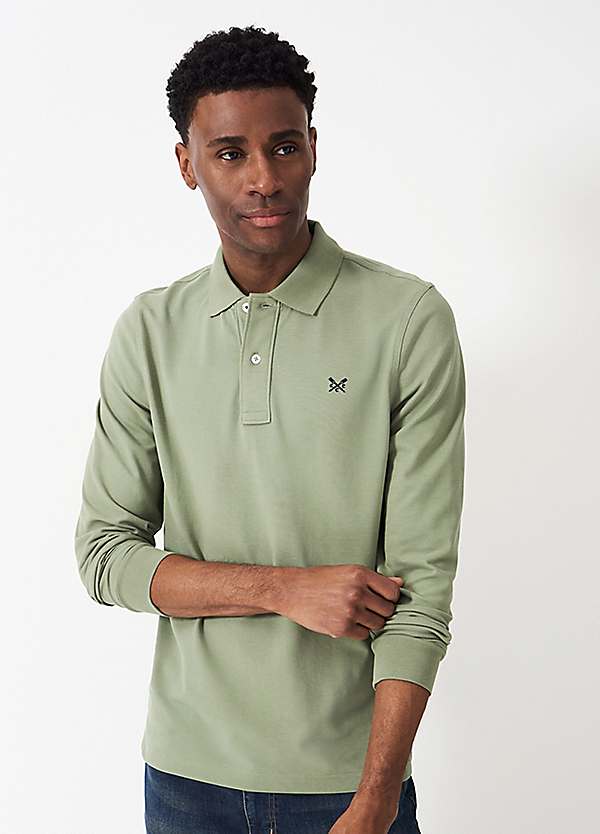 Crew Clothing Company Long Sleeve Classic Polo