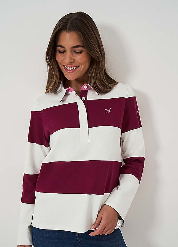 Crew Clothing Company Long Sleeve Rugby Shirt Freemans