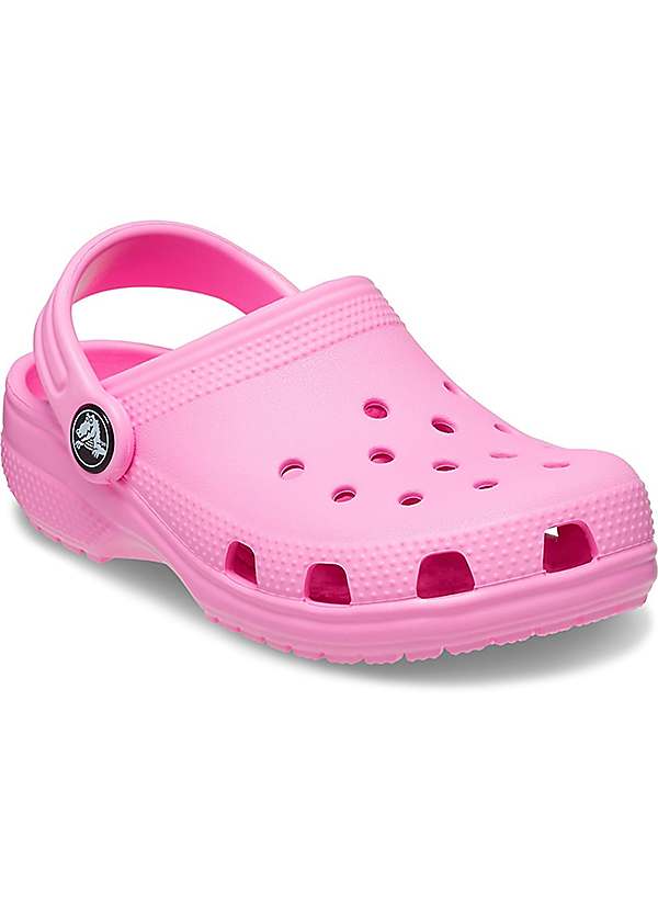 Crocs Kids Toddler Pink Classic Clog Freemans