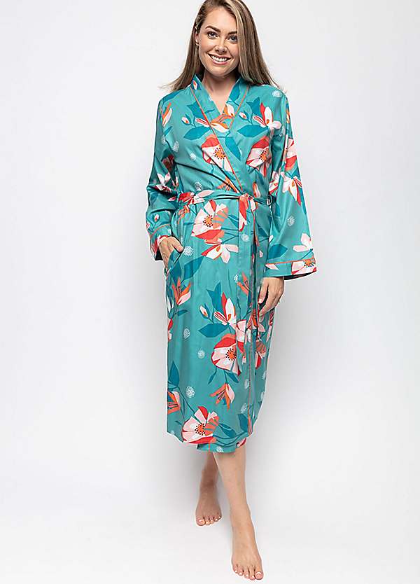 CyberJammies Coco Floral Print Long Dressing Gown | Freemans