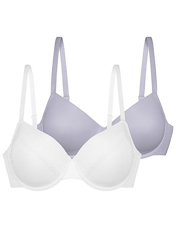 DORINA Imani Pack of 2 Underwired Non Padded Bras
