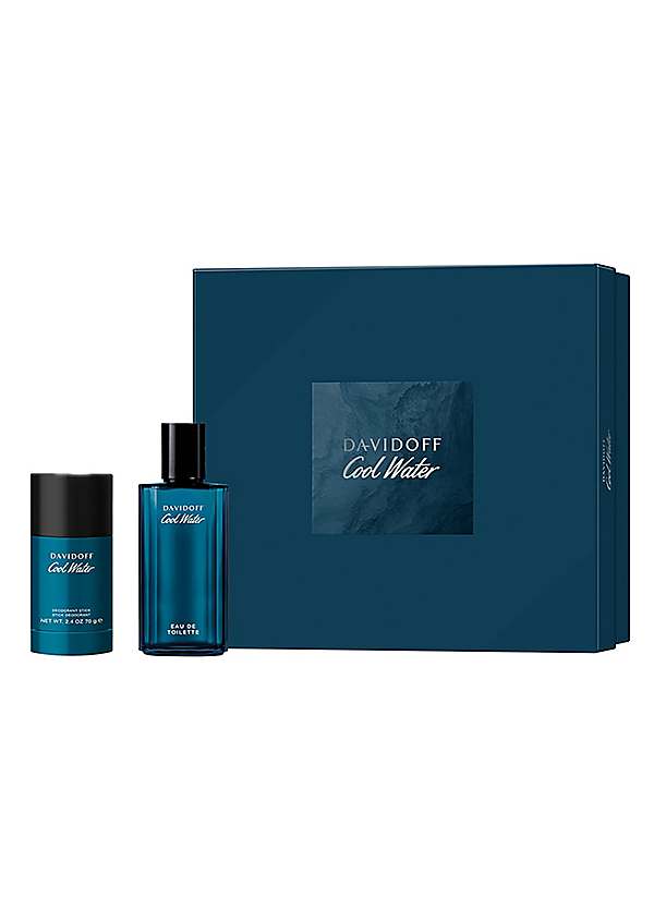 Davidoff Cool Water Man Gift Set: Eau de Toilette 75ml Deodorant