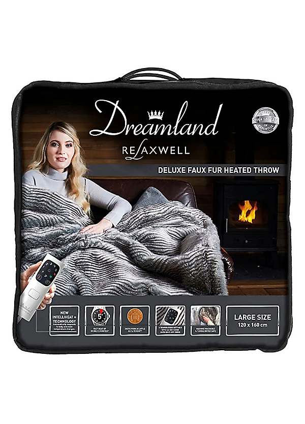 Dreamland zebra electric outlet throw