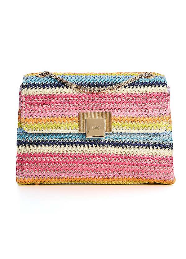 Dune multi coloured clutch bag sale