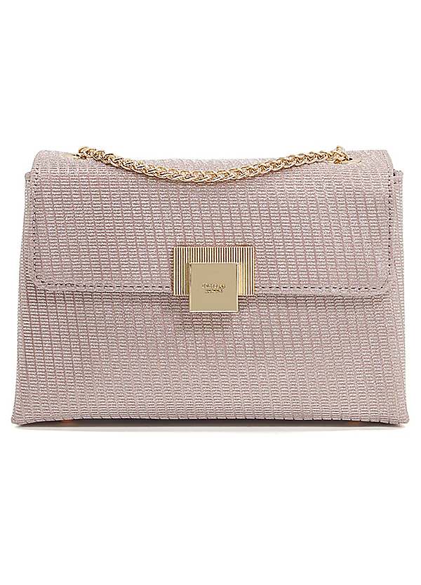 Dune London Bondi Rose Gold Mini Shoulder Bag